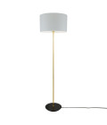 Inch golvlampa mässing/tyg 148cm
