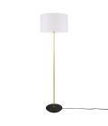 Inch golvlampa mässing/tyg 148cm
