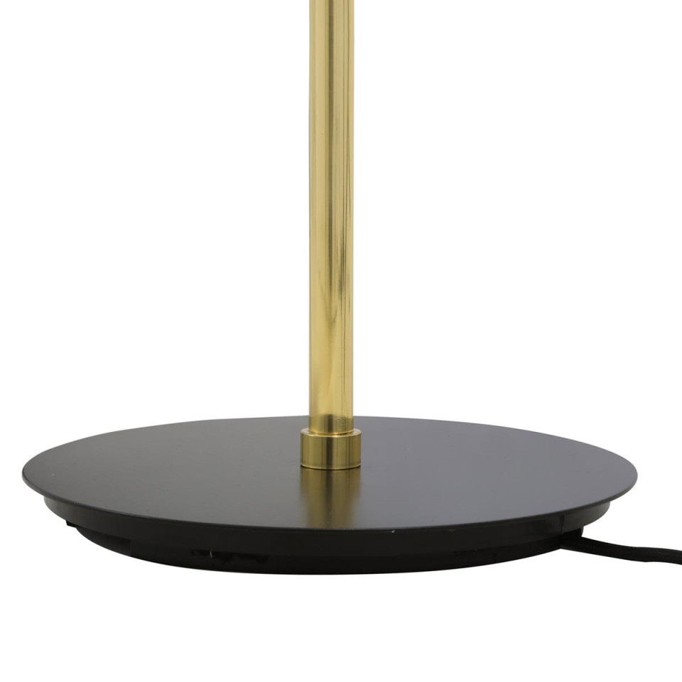 Inch golvlampa mässing/tyg 148cm
