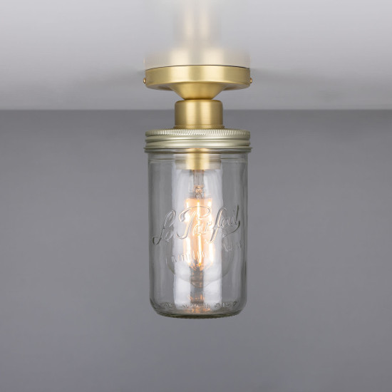 Jam Jar Plafond klar 10cm