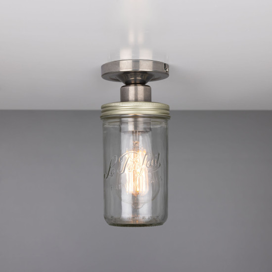 Jam Jar Plafond klar 10cm