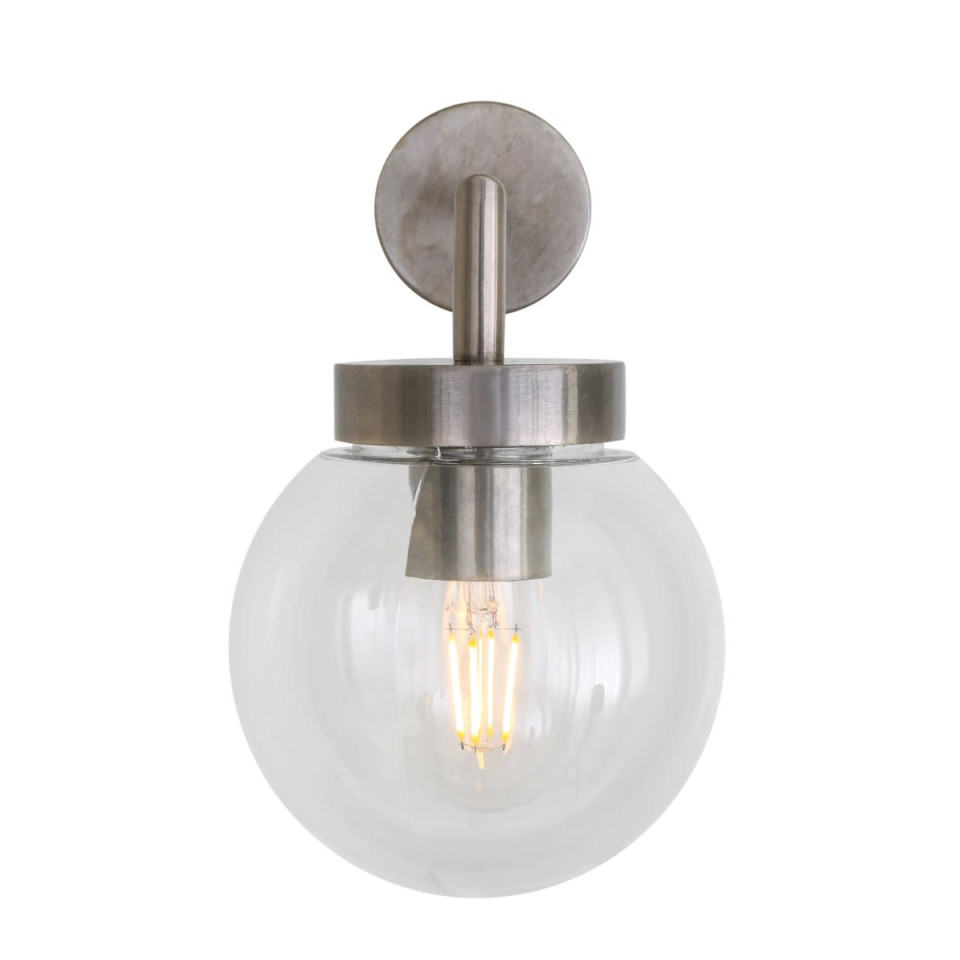 Jordan Bathroom Wall Lamp Clear/Opal 27cm IP65