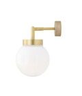 Jordan Bathroom Wall Lamp Clear/Opal 27cm IP65