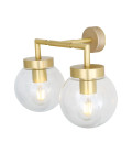 Jordan Bathroom Wall Lamp Clear/Opal 27cm IP65