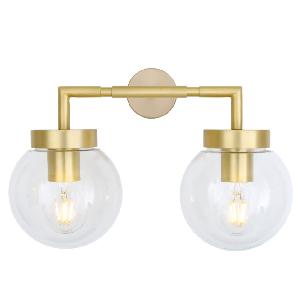 Jordan Bathroom Wall Lamp Clear/Opal 27cm IP65