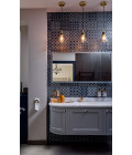 Kairi Bathroom Ceiling Lamp Clear 18cm IP65