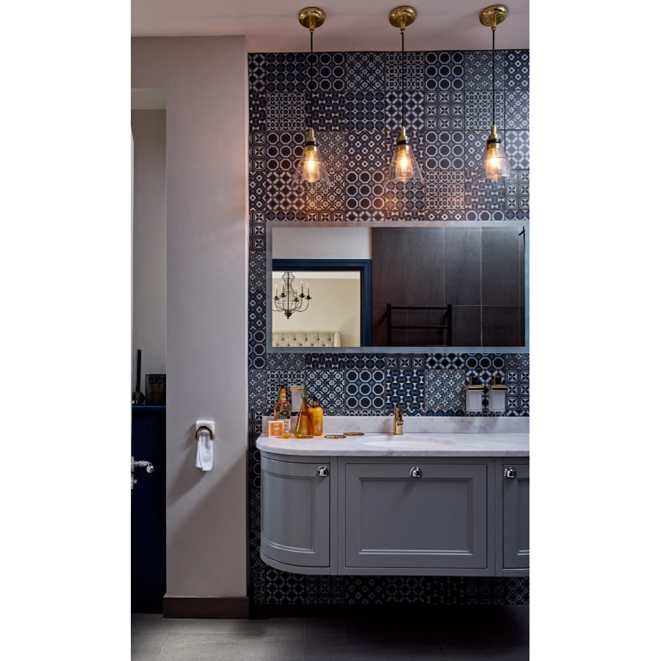 Kairi Bathroom Ceiling Lamp Clear 18cm IP65