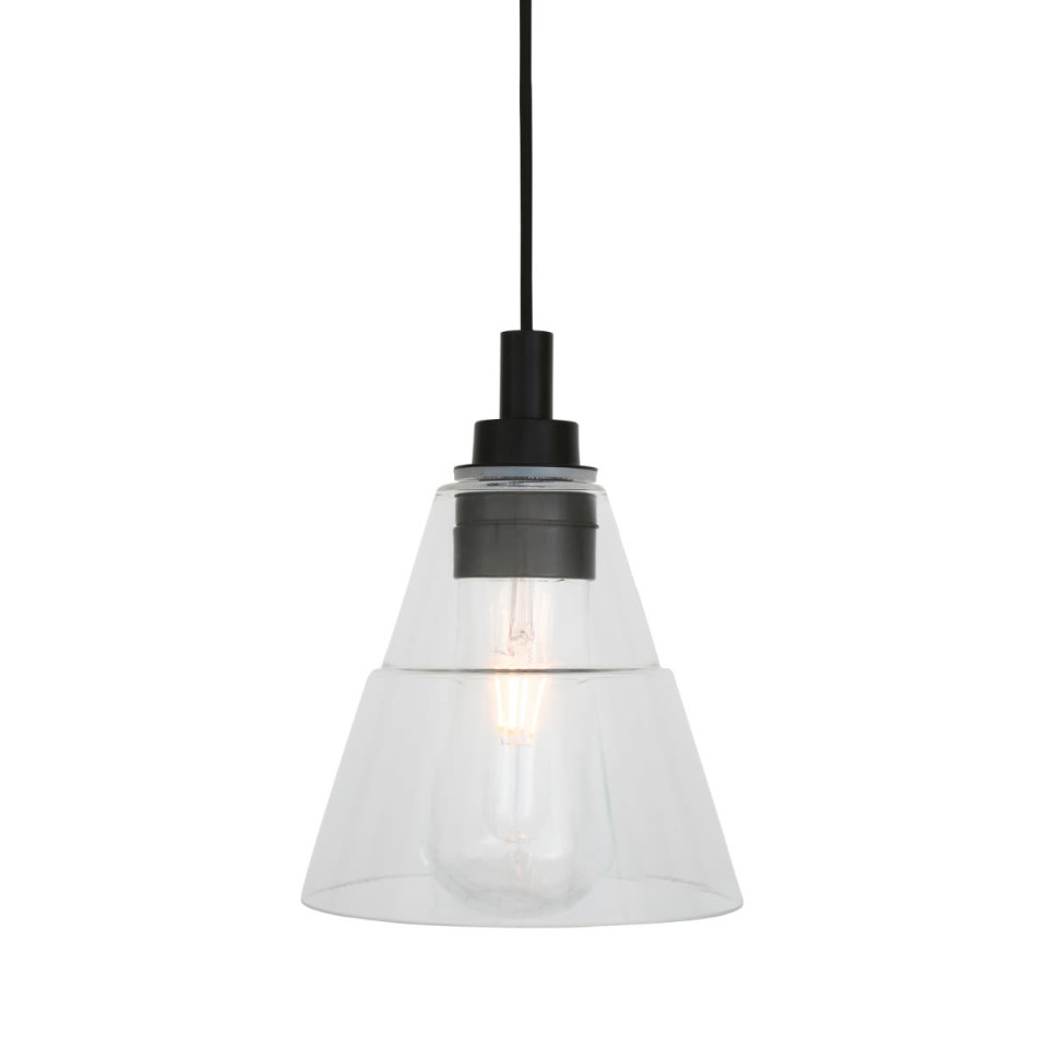 Kairi Bathroom Ceiling Lamp Clear 18cm IP65