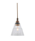 Kairi Bathroom Ceiling Lamp Clear 18cm IP65