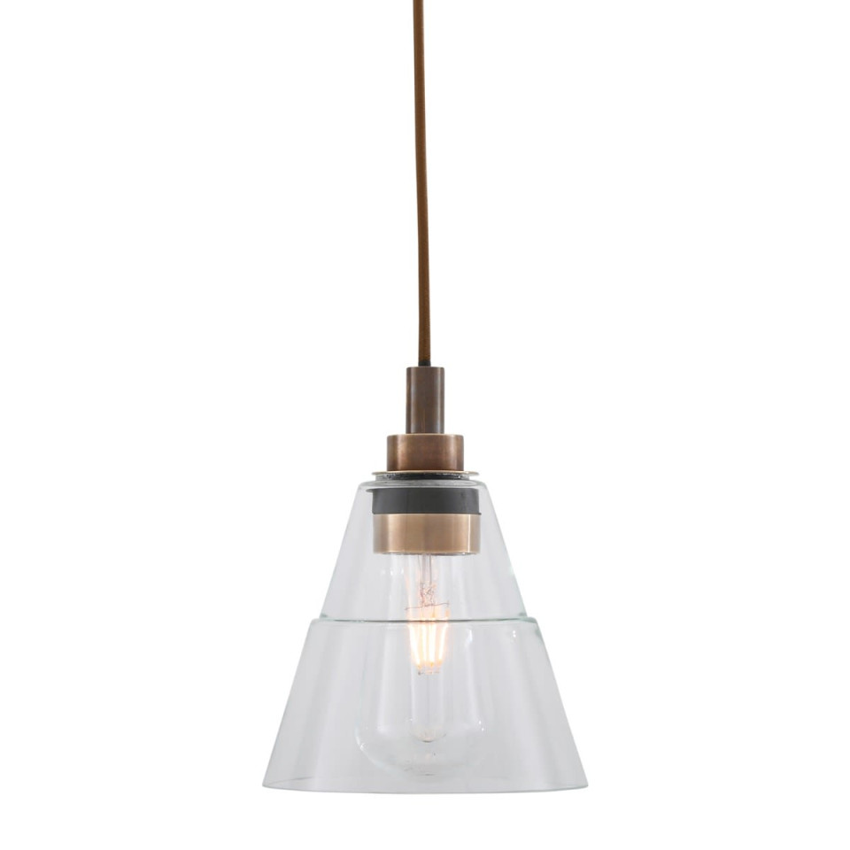 Kairi Bathroom Ceiling Lamp Clear 18cm IP65