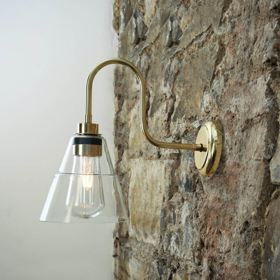 Kairi Bathroom Wall Lamp Clear 33cm IP65