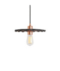 Kapok Ceiling Lamp Ceramic Black Clay 27cm