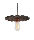 Kapok Ceiling Lamp Ceramic Black Clay 27cm