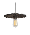 Kapok Ceiling Lamp Ceramic Black Clay 27cm