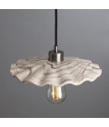 Kapok Ceiling Lamp Ceramic Black/White 27cm