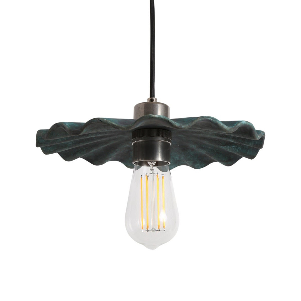Kapok Ceiling Lamp Ceramic Blue Earth 27cm