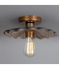 Kapok Flush Fitting Light Ceramic Black Clay 27cm