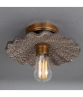 Kapok Flush Fitting Light Ceramic Black Clay 27cm