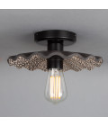 Kapok Flush Fitting Light Ceramic Black Clay 27cm