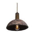 Kauri Ceiling Lamp Ceramic Black Clay 20cm