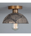 Kauri flush fitting Light Ceramic Black Clay 20cm