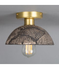 Kauri flush fitting Light Ceramic Black Clay 20cm