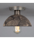 Kauri flush fitting Light Ceramic Black Clay 20cm