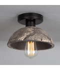 Kauri flush fitting Light Ceramic Black Clay 20cm