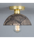 Kauri flush fitting Light Ceramic Black Clay 20cm