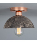 Kauri flush fitting Light Ceramic Black Clay 20cm