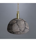 Kauri Ceiling Lamp Ceramic Black Clay 37cm