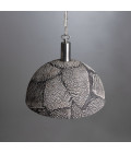 Kauri Ceiling Lamp Ceramic Black Clay 37cm