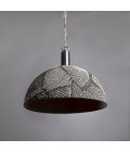 Kauri Ceiling Lamp Ceramic Black Clay 37cm