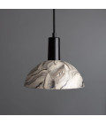 Kauri Ceiling Lamp Ceramic Black/White 20cm