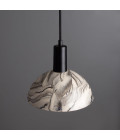 Kauri Ceiling Lamp Ceramic Black/White 20cm