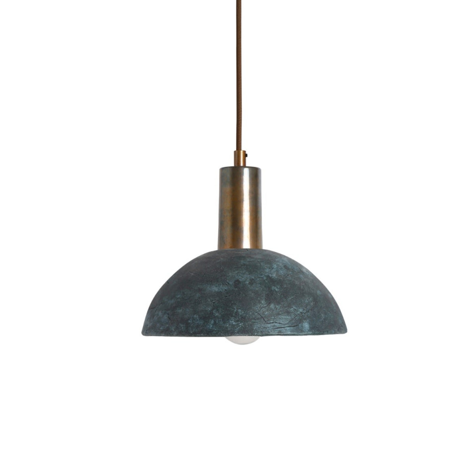 Kauri Ceiling Lamp Ceramic Blue Earth 20cm