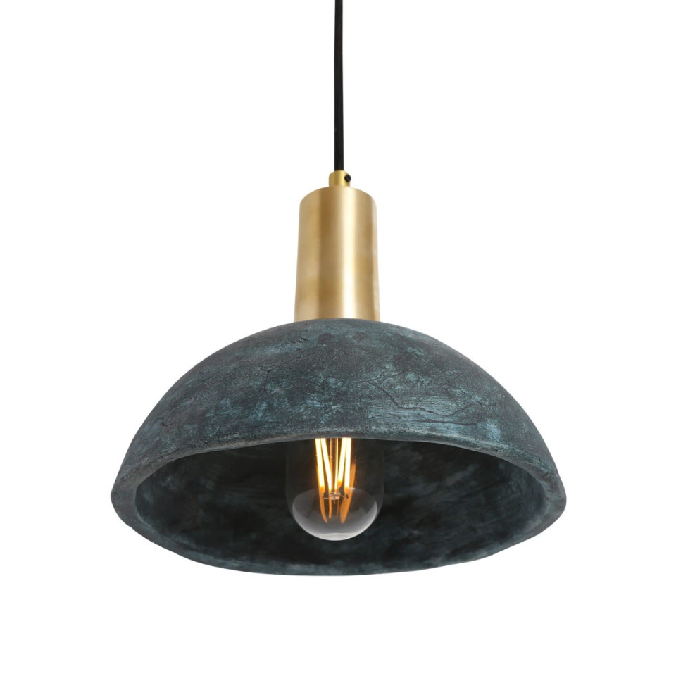 Kauri Ceiling Lamp Ceramic Blue Earth 20cm