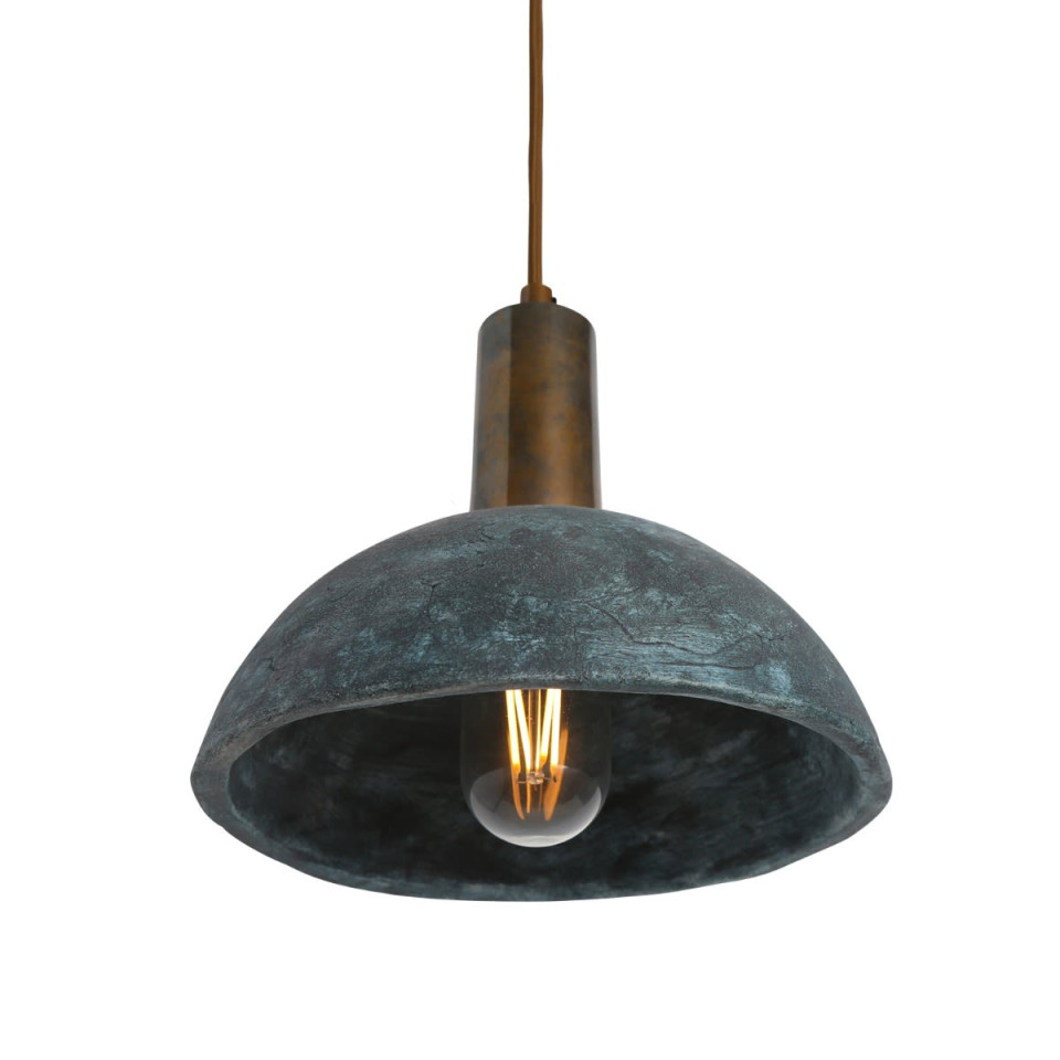 Kauri Ceiling Lamp Ceramic Blue Earth 20cm