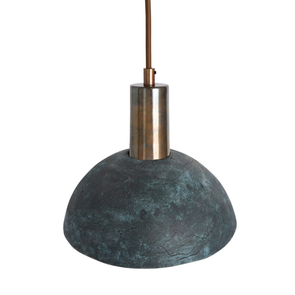 Kauri Ceiling Lamp Ceramic Blue Earth 20cm