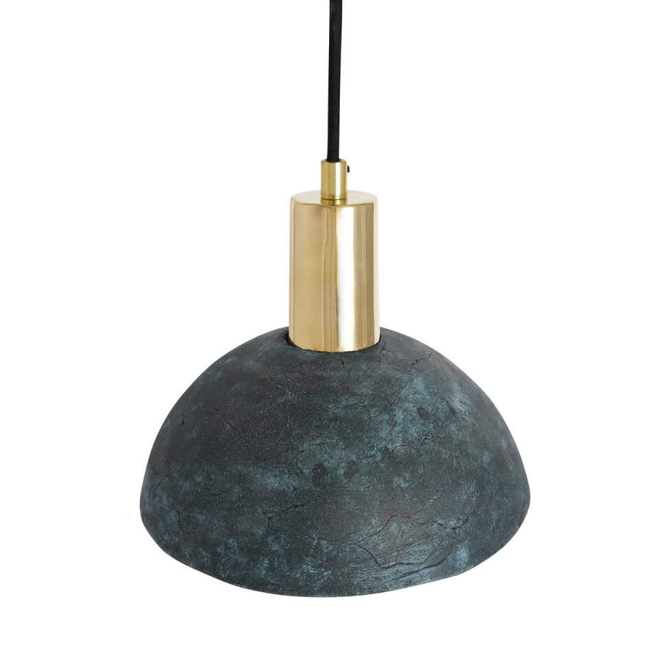 Kauri Ceiling Lamp Ceramic Blue Earth 20cm
