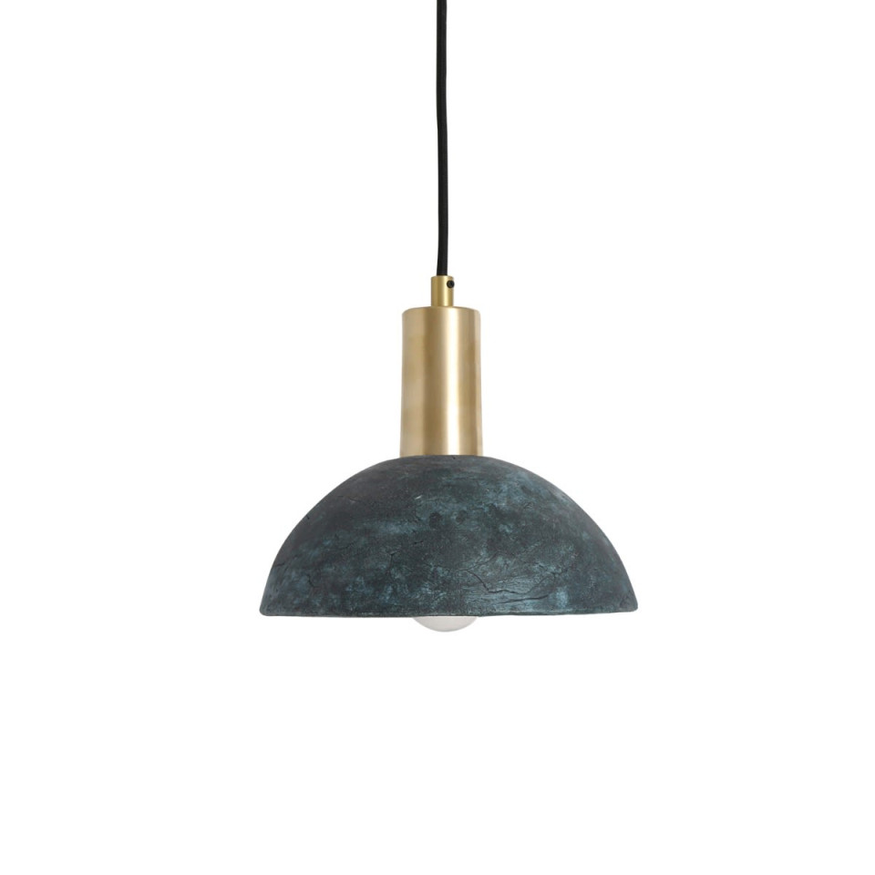 Kauri Ceiling Lamp Ceramic Blue Earth 20cm