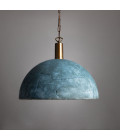 Kauri Ceiling Lamp Ceramic Blue Earth 37cm