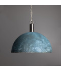 Kauri Ceiling Lamp Ceramic Blue Earth 37cm