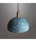 Kauri Ceiling Lamp Ceramic Blue Earth 37cm