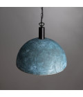 Kauri Ceiling Lamp Ceramic Blue Earth 37cm