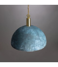 Kauri Ceiling Lamp Ceramic Blue Earth 37cm