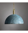 Kauri Ceiling Lamp Ceramic Blue Earth 37cm