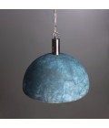 Kauri Ceiling Lamp Ceramic Blue Earth 37cm