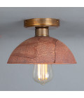 Kauri flush fitting Light Ceramic Red Iron 20cm
