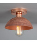 Kauri flush fitting Light Ceramic Red Iron 20cm